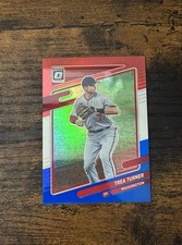 2021 Panini Donruss Optic - Trea Turner #121 Red White & Blue Prizm /199