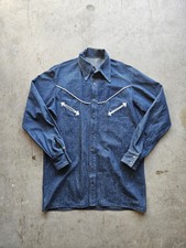 Vintage Western Denim Button Down Shirt