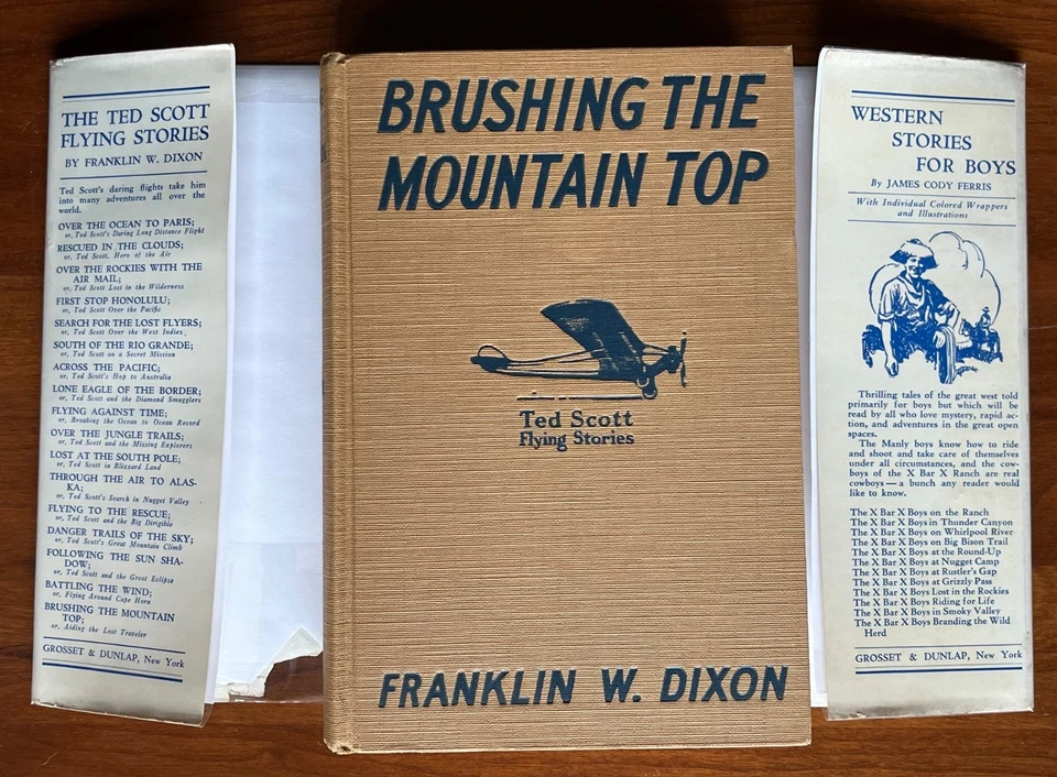 TED SCOTT #17 BRUSHING THE MOUNTAIN TOP FRANKLIN W. DIXON LISTS TO ITSELF 1ST? - Image 3 of 4
