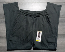 Mondetta Pants Adult Small Gray Cargo Pocket Straight Leg Womens