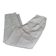 Liz Claiborne Classics Wool Pants Sz 12 Houndstooth Pleated Lined Back Zip Retro