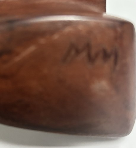 MCM Teak Bird Hand Carved Wood Scandinavian Abstract Art 121 1960s Signed “M M” - Picture 6 of 7