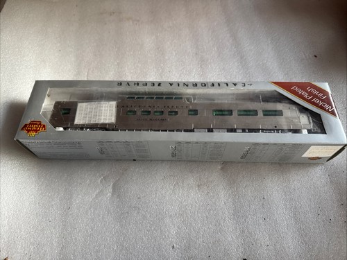 HO Broadway Limited 1495 California Zephyr goleta de plata observación vista | Zustand: Used
