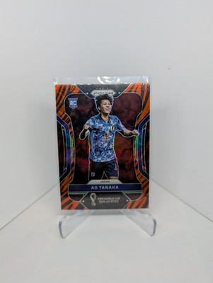 2022 Panini Prizm World Cup Qatar AO TANAKA Japan Leeds United Tiger Stripe SSP