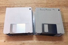 COMPUTER 3.5" FLOPPY DISKS LOT OF 20 DISKS MAC FORMATTED 720K GRAYS