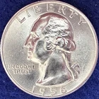 1956-P Washington Silver Quarter Nice Ch BU++