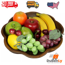 Artificial Fruit Mix Fake Fruit Realistic Lifelike Hand Made Decoration 12pcs