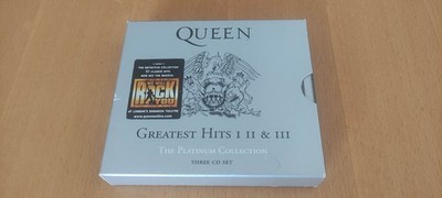 3 CD BOX - QUEEN - GREATEST HITS 1,2 und 3 - THE PLATINUM COLLECTION - TOP