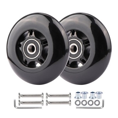 Replacement Luggage Wheels Kit with ABEC-7 Bearings for Trolley Bags