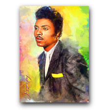 Little Richard #2 Art Card Limited 39/50 Edward Vela Signed (Celebrities Men)