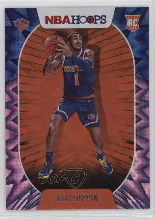 2020-21 Panini NBA Hoops Purple Explosion Obi Toppin #226 04ag
