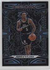 2022-23 Panini Obsidian Electric Etch Blue 9/30 Bones Hyland #95 2s2