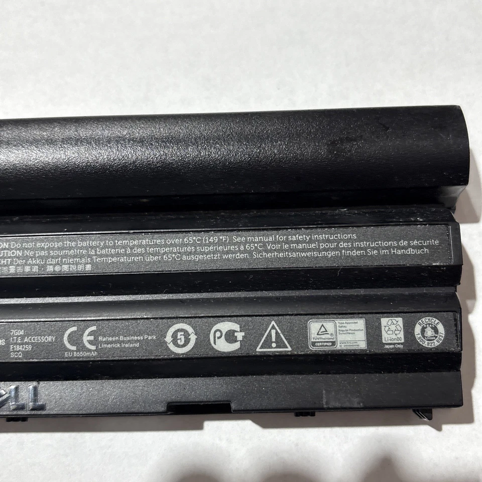 BATERÍA ORIGINAL DELL LATITUDE E6440 9 CELDAS 97WHR 71R31 CRT6P 0CRT6P PROBADA Foto 3 de 4