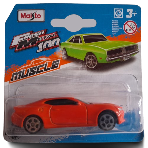 Maisto 2016 Chevrolet Camaro SS RS Orange 1:64 Scale 3 Inch Diecast Car