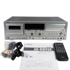 TEAC AD-RW950 CD Recorder Reverse Cassette Deck Tested From Japan ZH0TB03 6.5
