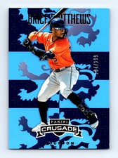 #144 2025 Panini Crusade BLUE Brice Matthews 194/199 Houston Astros