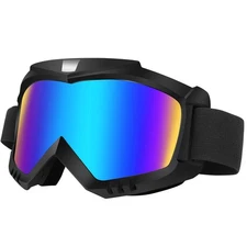 Dirt Bike & Motocross Goggles - Windproof, Racing Helmet Goggles for ATV, Mot...
