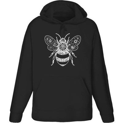 Hoodie / Kapuzenpullover ''Bumble Bee Mandala'' für Erwachsene (HO057022)