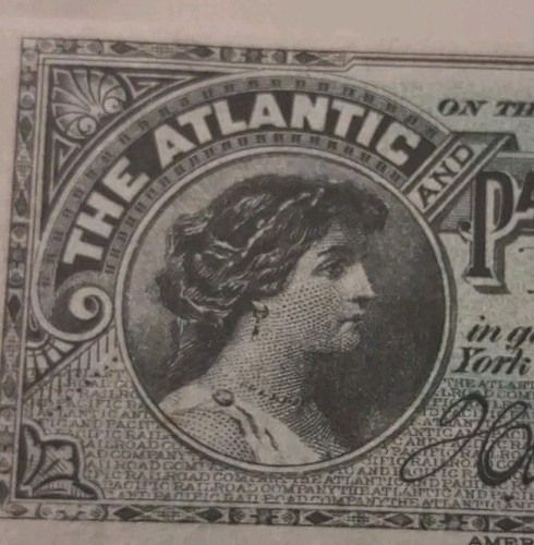 SLING'S πͺ 1905 Vintage Bond Coupon Atlantic Pacific Railroad