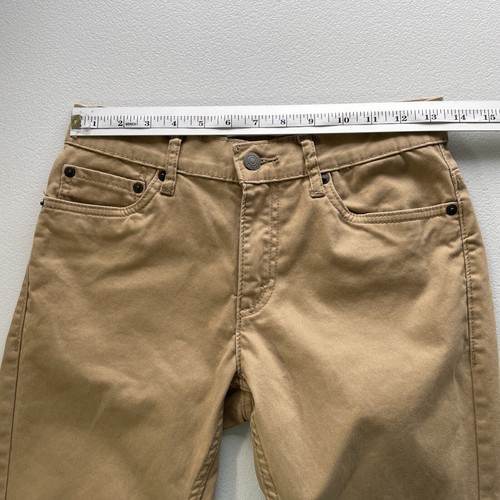 Levi's 511 Slim Fit Jeans Boys Size 14 27x27 Kids Medium Brown Denim Pants - Picture 5 of 10