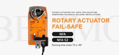 BELIMO Fail-Safe actuator NFA-S2 for controlling dampers in HVAC applications