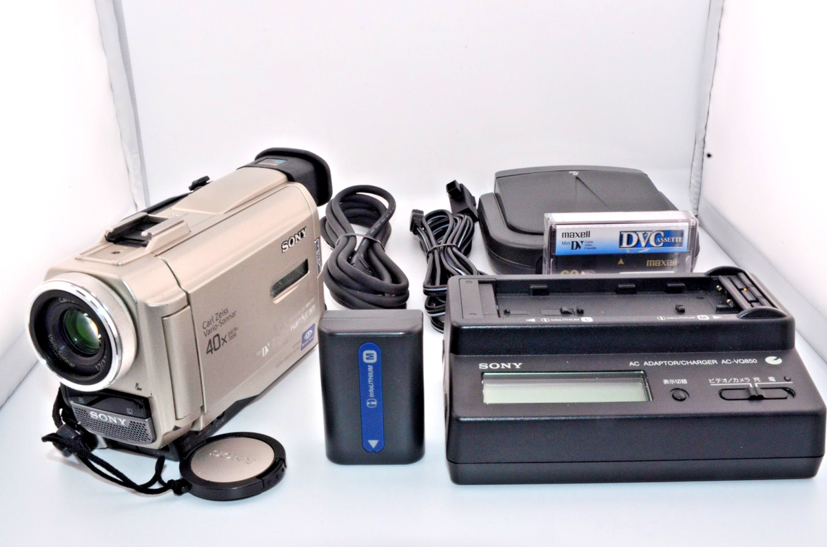 Sony DCR-TRV10 MiniDV Camcorder Tested Working Japanese Only