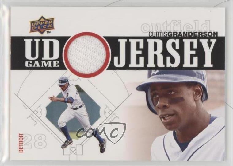 2010 Upper Deck UD Game Jersey Curtis Granderson #UDGJ-CG 0c6