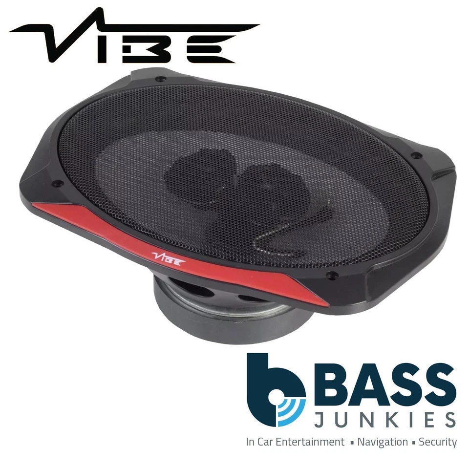 VIBE PULSE69-V3 3 Way 600 Watts 6 x 9" Car Van Truck Parcel Shelf Speakers Pair - Image 2 of 4