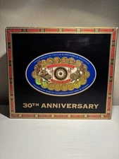 Perdomo 30th Anniversary Cigar Box Empty Wooden Humidor Style Display Storage