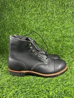 Red Wing Iron Ranger 8114 Black Men's Boots Size 7.5 D