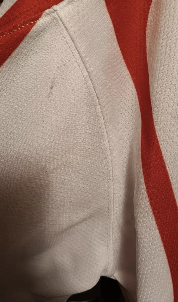 Men’s Large Beer League Hockey Jersey CROOKED PECKER BREWING Red Wings Colors - Image 4 of 4