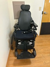 Quantum Edge 3 Power Wheelchair iLevel Compatible, 370 lbs, Black, 6 Wheels