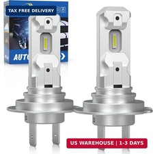 H7 LED Bulbs 40000LM 600 Bright Mini Fog Lights Easy Install 2 Pack