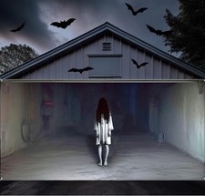 Large Halloween Scary Garage Door Cover Banner Halloween Garage Door Decorations