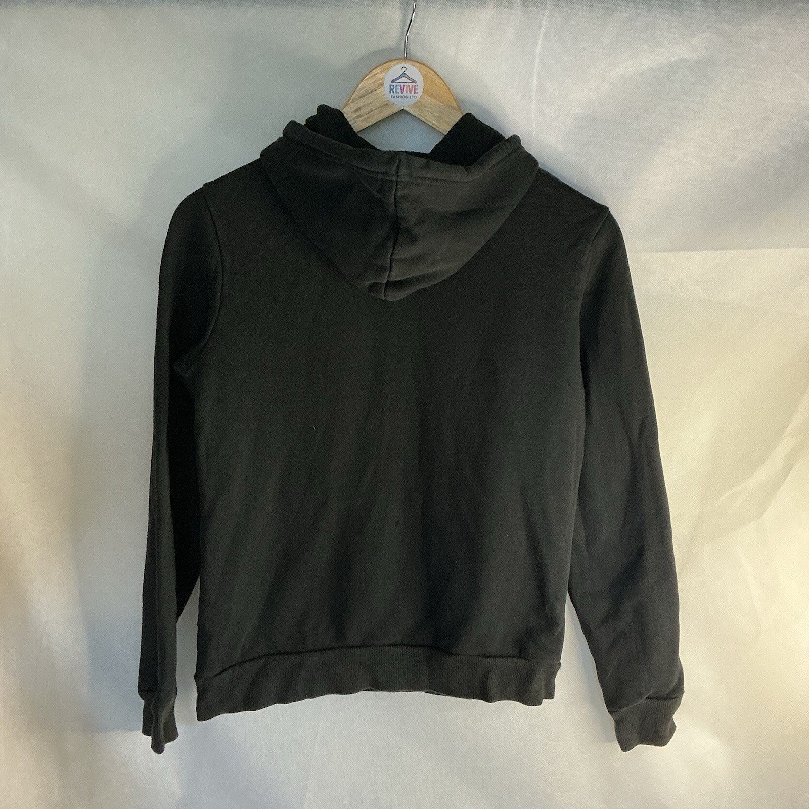 Puma Ladies Hoodie Hoody Jumper Black Size Medium 12 Trendy Sports Gym image 2