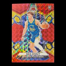 2023-24 Panini Mosaic Brandin Podziemski #266 #/75 Basketball