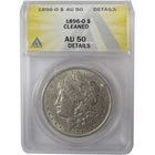 1896 O Morgan Silver Dollar AU 50 Details ANACS $1 Coin SKU:I24948