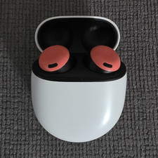 Google Pixel Buds Pro Bluetooth Wireless Earbuds w/ Case White/Orange