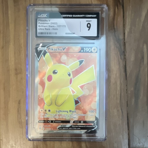 Pikachu V graded CGC 9 for sale on eBay