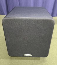 Polk Audio PSW111 Compact 8in Powered Subwoofer Black 100W Home Theater