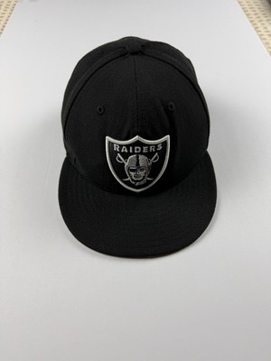 Las Vegas Raiders NFL Football Team Unisex  Cap - Black Size 7.5 New Era 59FIFTY