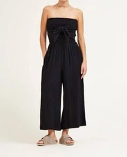 Grade & Gather Tie Front Gauze Jumpsuit Size S