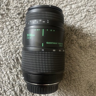 Quantaray 70-300mm 1:4-5.6 LD AF  Camera Lens (For CANON)