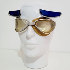 RARE EARLY WW2 - FLIPSCREEN GOGGLES - INTERWAR - PRIVATE PURCHASE RAF WWII WW1 