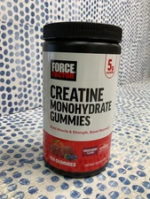 Force Factor Creatine Monohydrate Gummies Mixed Berries 150 Gummies EX 7/27