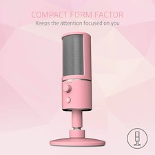 Razer X USB Streaming Microphone Never used Pink Quartz