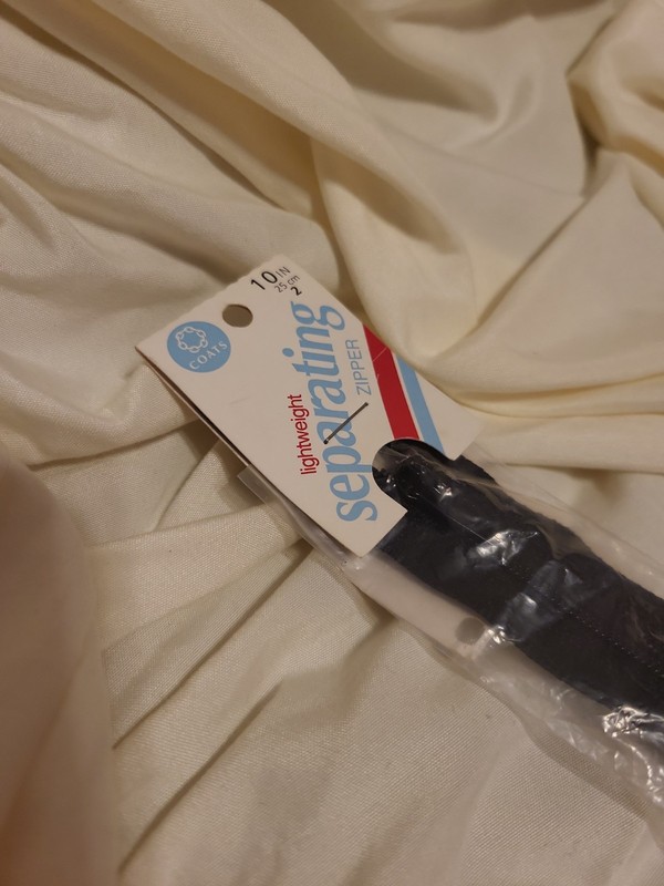 Lightweight Separating Zipper 10" Black Coats & Clark New Smoke & Pet Free Home