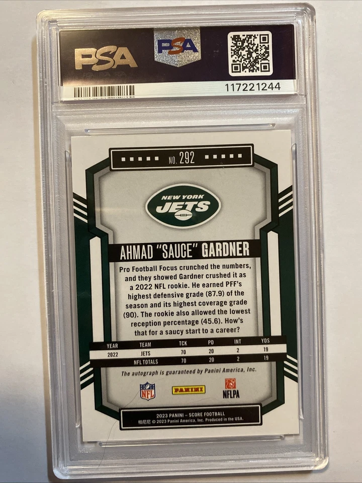 2023 Score - Ahmad Gardner #292 Signatures (AU) - Image 2 of 3