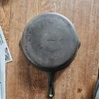 Griswold #8 Cast Iron Skillet Double Pour 704N Cast Iron Skillet  for display