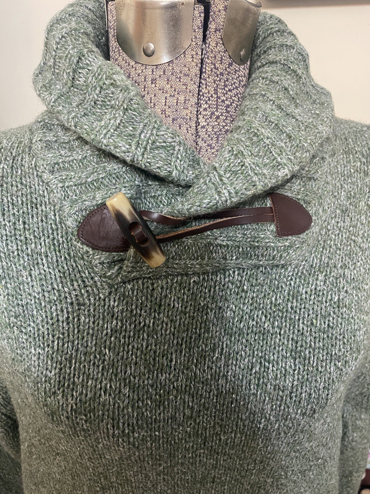 Lands End Canvas 1963 Medium Toggle Button Women … - image 2